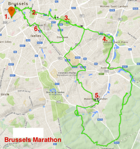 Brussels running routes
